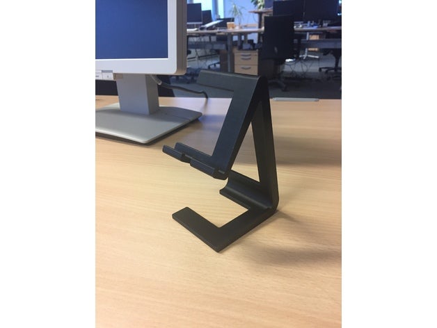mobile phone stand office handyaufsteller handyhalter 3D print model - Mito3D