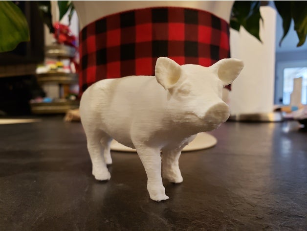 Schwein Tiere Photogrammetrie 3D print model - Mito3D