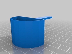 he detergent powder half scoop household supplies 3d print model - Mito3D