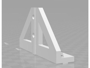 am8 z-axis brace channeled 3d printer parts frame remix 3d print model - Mito3D