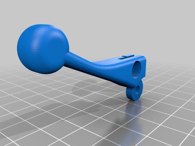 universal-Drossel Griff diy 3D print model - Mito3D