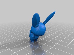 minunplusle 3d la stampa pokemon figure 3d print model - Mito3D