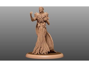 vecna tabletop miniature toys games 28mm 32mm creature decor devil dnd mini dungeons dragons fantasy fiend humanoid lich mage pathfinder rpg sorcerer statue wargaming wizard 3d print model - Mito3D