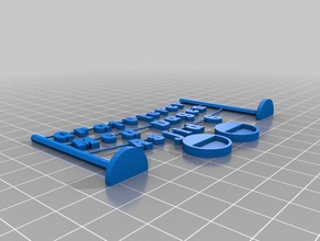 asjid dag i segni loghi personalizzato 3d print model - Mito3D