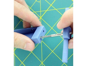 mini tap wrench hand tools hole luislab screw thread threaded 3d print model - Mito3D