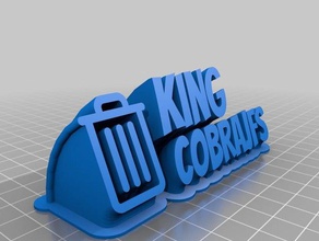 el rey cobra de la oficina personalizado 3d print model - Mito3D
