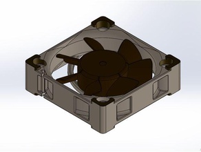 40mm noctua fan solidworks cad 3d printer parts 3d print model - Mito3D