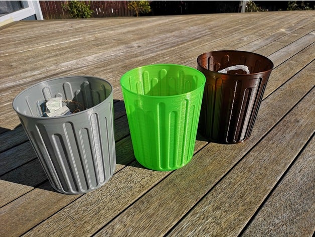 rubbish bin household 3D print model - Mito3D