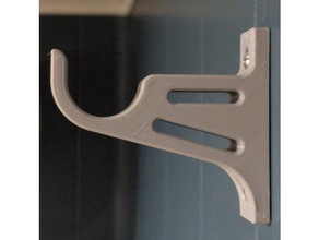 30mm curtain rod hook household 3d print model - Mito3D