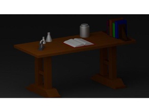 la table de laboratoire les jouets jeux le mdn miniature 3d print model - Mito3D