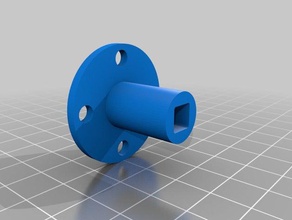 vex gear adapter sk3 motor shaft robotics 3d print model - Mito3D