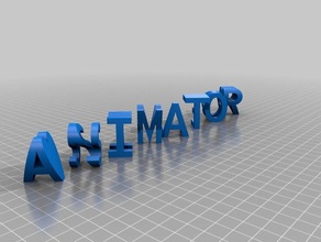 skyler animator signs logos customized 3d print model - Mito3D