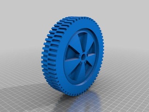 wheel small garden equipment parts 3d print model - Mito3D