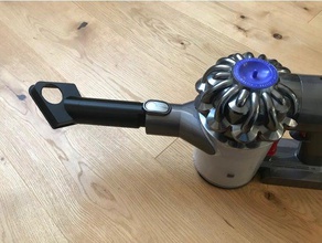 dyson v6 drill dust collector household vacuum adapter 3d print model - Mito3D