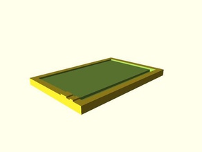 cr80 kartı Fikstür casio pro fx-1 kart freze diy 3d print model - Mito3D