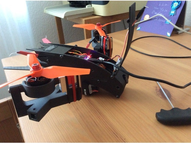 rcexplorer bicopter fpv canopy v2 vehicles desktopfusion fusion360challenge 3D print model - Mito3D