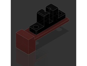 optische Endabschalter mock-up 3d Drucker Teile Attrappen opto 3d print model - Mito3D