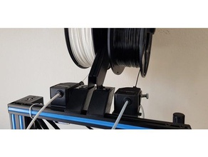 rialzo porta bobine 3d Drucker - Zubehör filament filament-Halter spool holder geeetech a10m spool-mount Unterstützung 3d print model - Mito3D