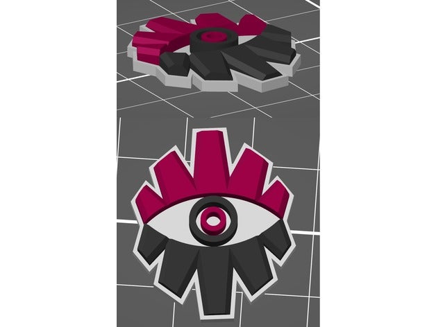 nightmare cup badge toys games pvp tournament silph arena league 3D print model - Mito3D