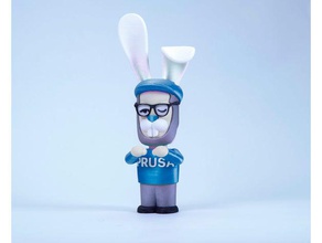 little josef prusa easter bunny people 3d print model - Mito3D