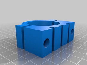 fischertechnik motor holder generator openscad 3d printing customizer mount 3d print model - Mito3D