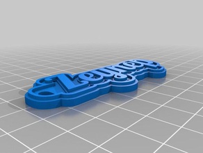 zeynep i portachiavi personalizzato 3d print model - Mito3D