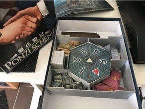 ponzi scheme insert games box tabletop 3d print model - Mito3D
