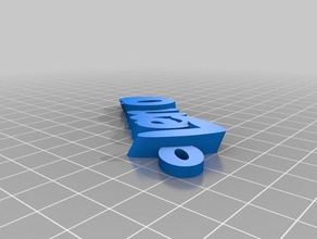 limon Anahtarlık özelleştirilmiş 3d print model - Mito3D