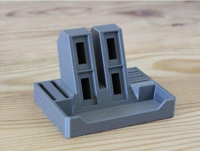 usb sd holder compartment caps computer 3d printing organisation organiser practical card stick 3d print model - Mito3D