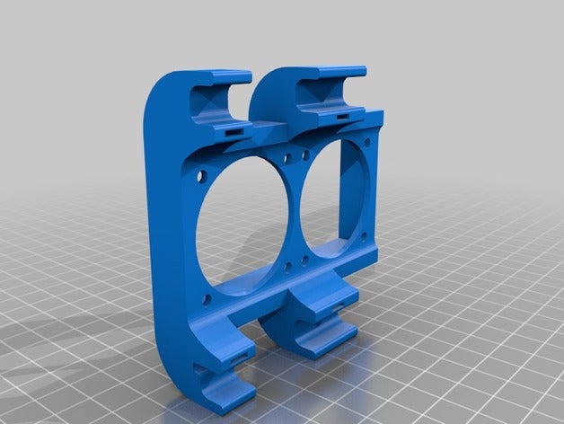 traxxas xmaxx motor de montaje del ventilador rc los vehículos 3D print model - Mito3D