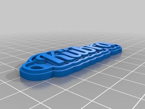k&uumlbra Schlüsselanhänger angepasst 3d print model - Mito3D