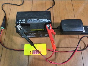 batterie au plomb float chargeur boîtier de l'automobile convertisseur dc-dc lm2596 3d print model - Mito3D