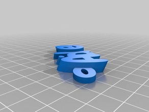 aiden Anahtarlık özelleştirilmiş 3d print model - Mito3D