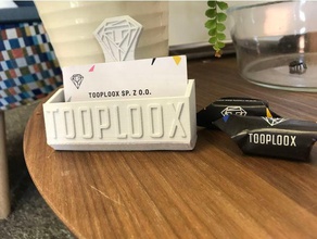 tooploox titular de la tarjeta oficina visita negocios escritorio 3d print model - Mito3D