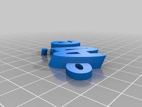 anje keychains customized 3d print model - Mito3D
