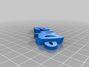 dohan keychains customized 3d print model - Mito3D