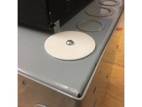 elétrica soco de enchimento 1 38 3 d impressão caixa partes da tampa orifício punch out 3d print model - Mito3D