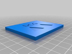 dcg web logo des signes logos 3d print model - Mito3D