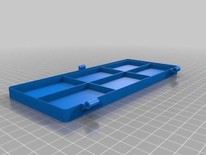 npf-970 caja de la batería organización personalizado 3d print model - Mito3D