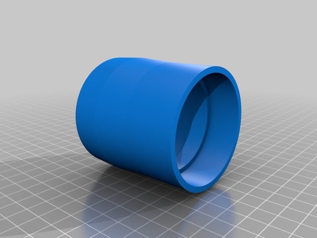 60mm schlauchadapter auf bosch gts 10 xc zyklonabscheider parti gts10xc il collettore di polveri staubsaugadapter 3D print model - Mito3D