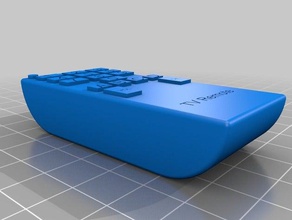 tv remote props 3d print model - Mito3D