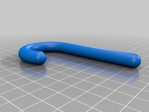 candy cane props 3d print model - Mito3D