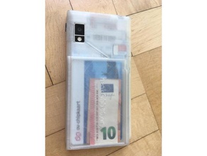 fairphone 2 cover integrated card holder mobile case 3d print model - Mito3D