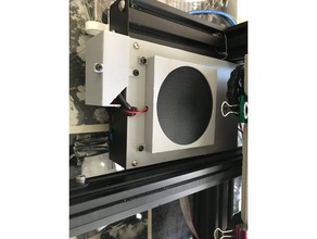 ender 3 mise à niveau de l'électronique couvercle la boîte 80 mm ventilateur refroidissement 3d l'imprimante pièces 3d print model - Mito3D