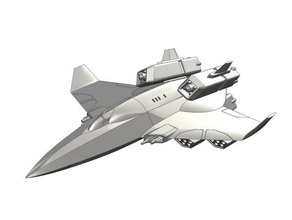 centurião wing commander privateer veículos 3d print model - Mito3D