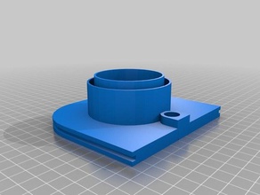 personalizable monte campana extractora de humos 3d la impresora partes abs bibo bibo2 toque hakko 3d print model - Mito3D