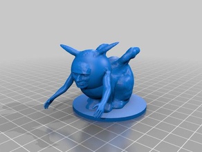 saltos dnd abominação mini brinquedo jogo os acessórios miniatura rpg 3d print model - Mito3D