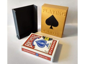cartes à jouer de protection la boîte les jouets jeux cas cliquez sur clique ensemble caisses sculpture le stockage tuck 3d print model - Mito3D