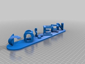 coleen loves eric signs logos customized 3d print model - Mito3D