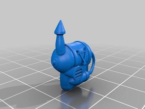 mochila rat bombardeiro esculturas 3d print model - Mito3D